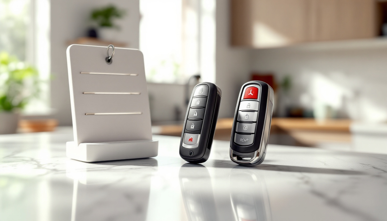 spare car key and smart fob being duplicated by a mobile locksmith in Aledo TX